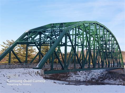 Winooski River Bridge in Richmond, Vermont - Traveling for History