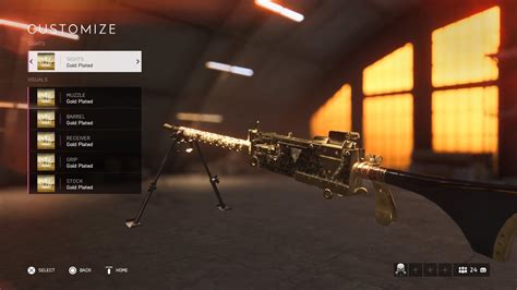 Browning M1919a6 Full Gold Hipfire Mmg King Specs I Used Llll R