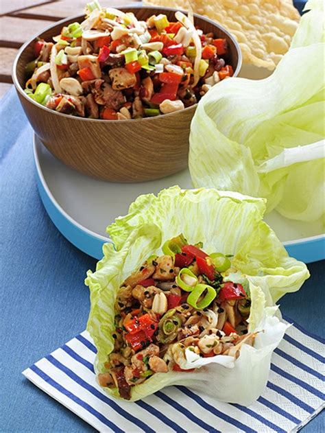 Asian Chicken Lettuce Cups Recipe Chefthisup