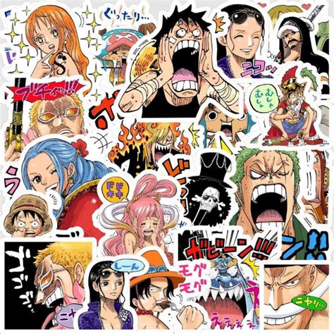 SONE VARIASI 50pcs Stiker One Piece Sticker One Piece Stiker