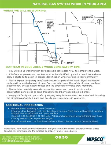 Nipsco Gas Expansion Project In Cass Howard And Miami Counties