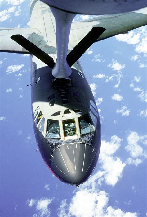 In Flight Refueling Of A B Stratofortress Aircraft During Exercise