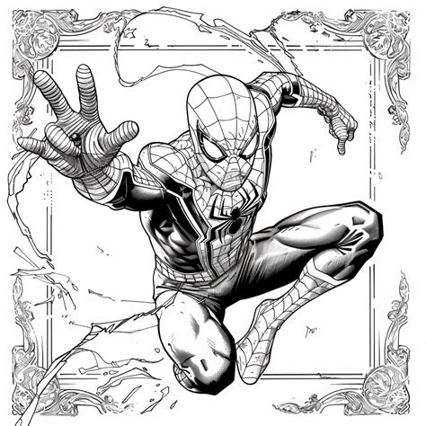 Dibujo 10 De Spider Man Para Colorear