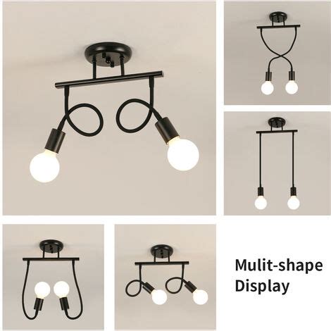 Comely Supply Traintable Vintage Lighting Black Industrial Ceiling