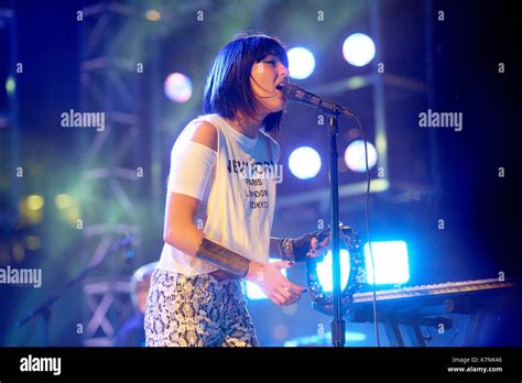 Phantogram performs for the Guitar Center Sessions filming on the 