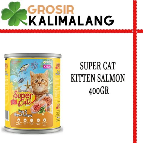 Jual Super Cat Kitten Tuna Minced Salmon 400gr Shopee Indonesia