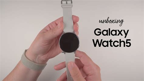 Samsung Galaxy Watch 5 Unboxing (44mm Silver) - YouTube