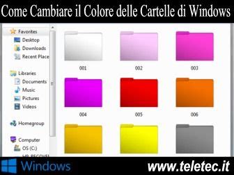 Personalizzare Le Cartelle Di Windows Con Differenti Colori Windows