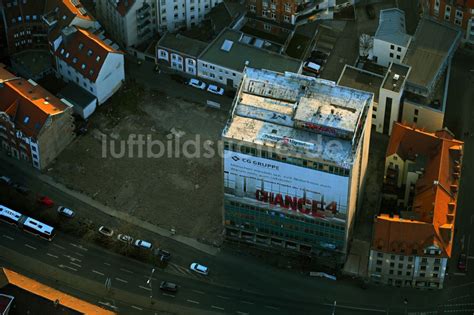 Erfurt Aus Der Vogelperspektive Umbau Und Sanierung Des Hochhaus