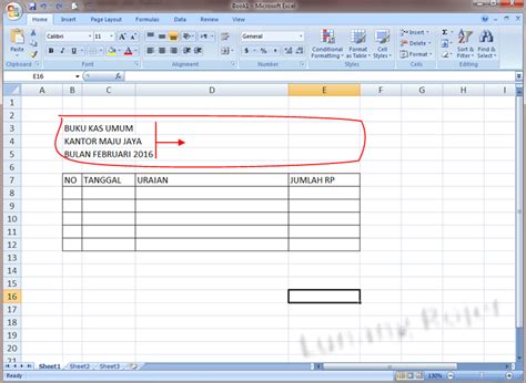 Cara Membuat Garis Pembatas Di Excel Agar Tulisan Tidak Bergerak