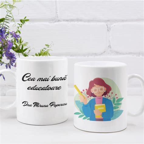 Cana Personalizata Cea Mai Buna Educatoare Deyu