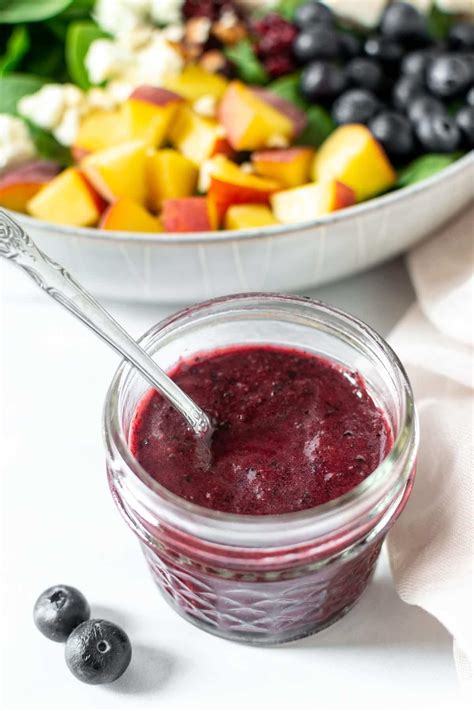 Easy Blueberry Salad Dressing Get On My Plate