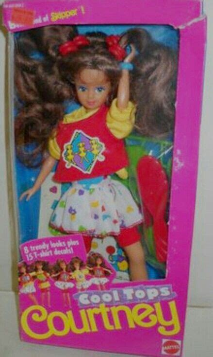 1989 Mattel Cool Tops Courtney Barbie A Friend Of Skipper G 1980s