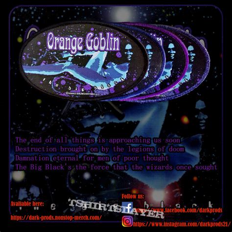 Orange Goblin official patch | TShirtSlayer TShirt and BattleJacket Gallery