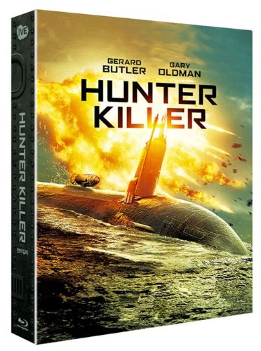 Used Hunter Killer Blu Ray Steelbook Limited Edition Lenticular