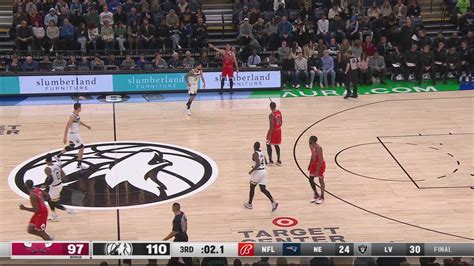 Last Second Field Goal Bulls Timberwolves NBA Official