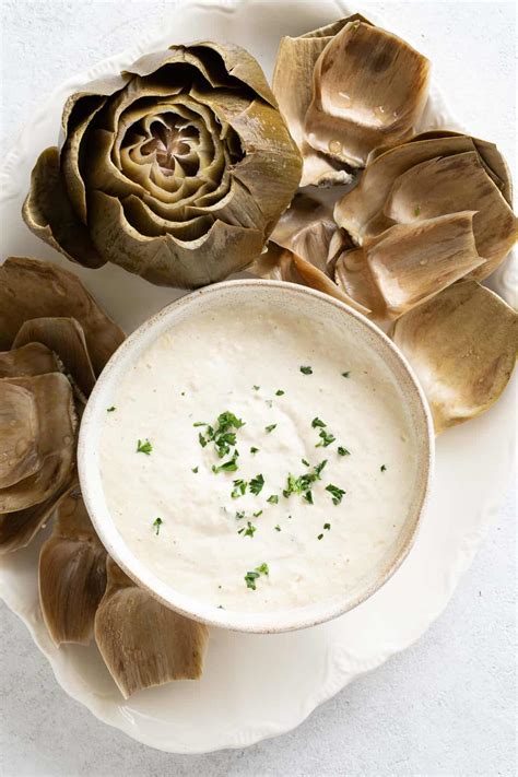 Artichoke Dipping Sauce - The Harvest Kitchen