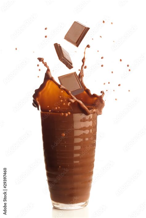 chocolate splash Stock Photo | Adobe Stock