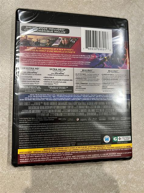 Ant Man And The Wasp Quantumania 4K UHD Blu Ray Ubuy India