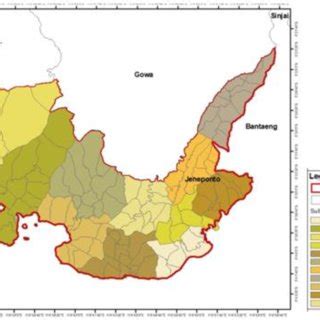 Location map of Jeneponto regency | Download Scientific Diagram