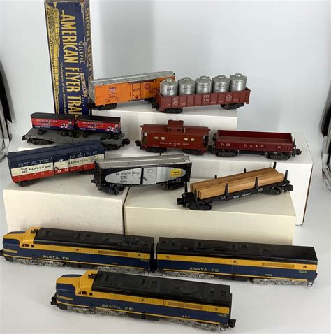 Lot American Flyer Postwar Set Rh The Chief Freight Set