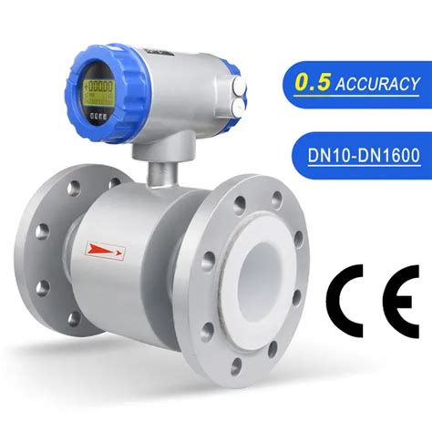 High Accuracy Conductive Liquid Electromagnetic Flowmeter Magnetic Flow