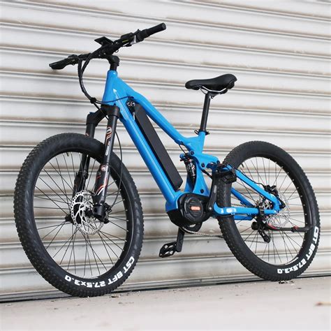 Full Suspension Mtb 48v 1000w Bafang Ultra Mid Drive E Bike Hunting