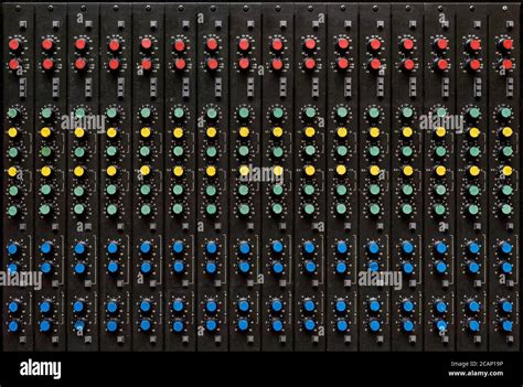 Backgroungs And Textures Antique Sound Mixing Console Set Of Knobs