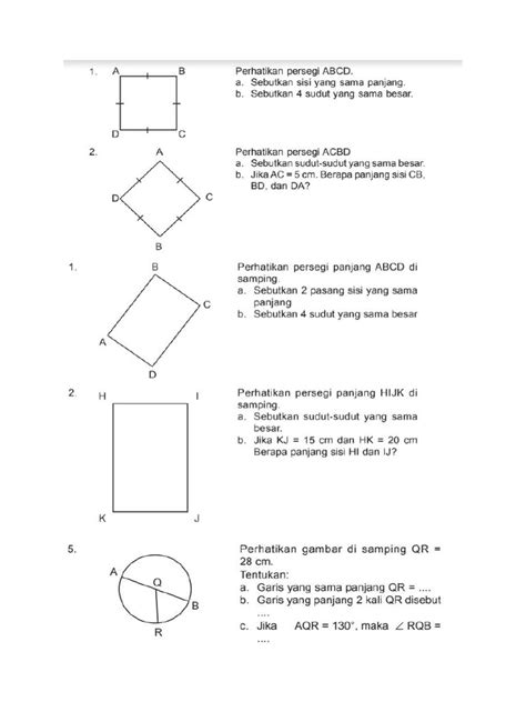 Sifat Sifat Bangun Datar Pdf