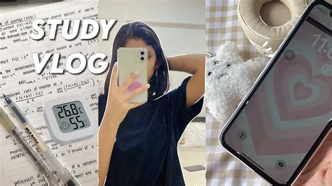 Study Vlog 🧸school එකේ Exam Week එක 📚 Very Productive Day In My Life