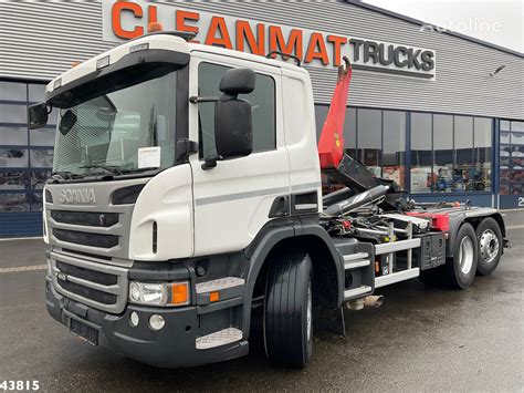 Scania P Euro Retarder Haakarmsysteem Hook Lift Truck For Sale