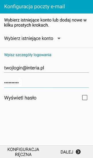 Android Pomoc Poczta W Interia Pl