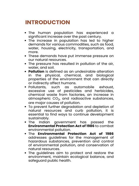 environmental issues