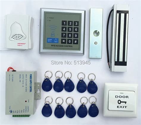 Full Complete 125khz Rfid Card Reader Door Access Control Security
