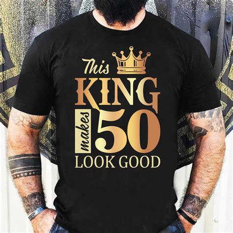 50th Birthday T For Men Custom Name Birthday Shirt For Dad 50th Birthday Tee For Him 50