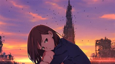 Broken Heart Anime Girl Full Hd Wallpaper - Broken Heart Girl Animated ...