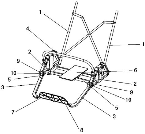 Seat Structure Of Foldable Baby Stroller Eureka Patsnap