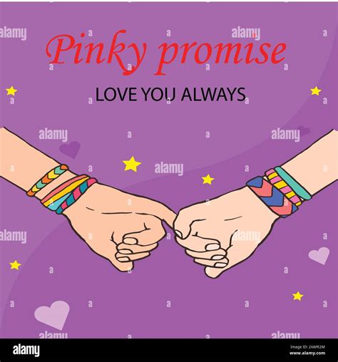 Pinky Promise Hands Gesturing Hands Of Couple In Love Symbol Of