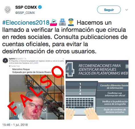 ¡cuidado Policía Cibernética Detecta Más De 30 Fake News En Elecciones