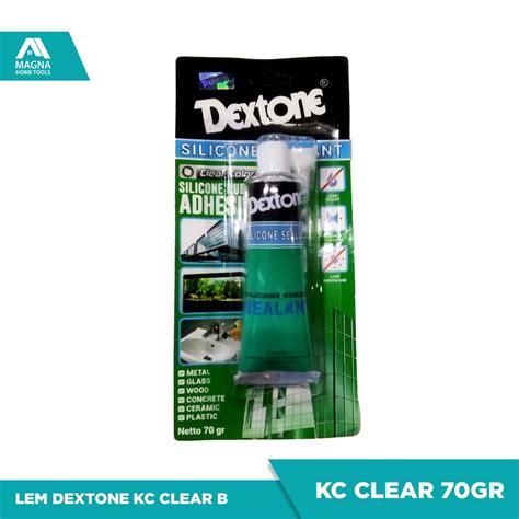 Jual LEM SEALENT SILICONE KACA AQUARIUM BENING CLEAR DEXTONE 70GR