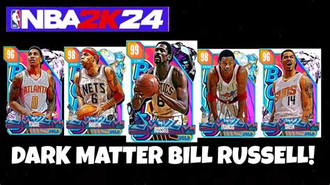 Dark Matter Bill Russell Bold Pack Opening Nba K Myteam Youtube