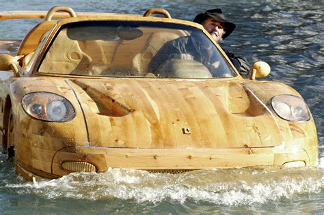 Autofile News Floating Ferrari Makes Waves