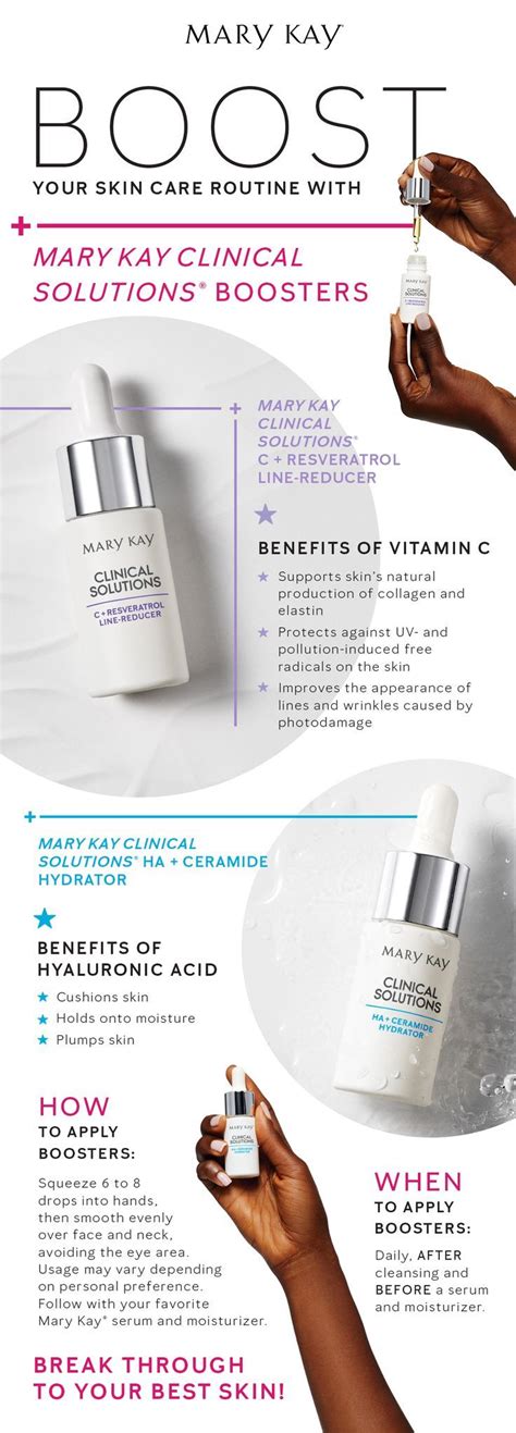 Enhance Your Skincare With Mary Kay Clinical Solutions Boosters