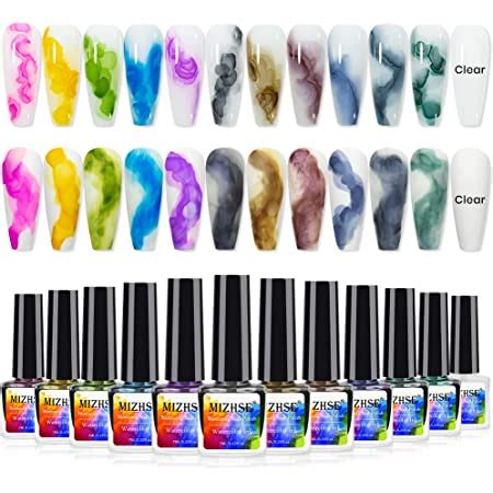 Amazon Mizhse Nail Blooming Gel Nail Polish Uv Led Clear Blossom