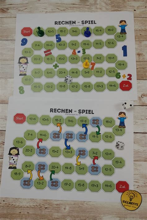 Mathe Rechenspiele Im Zahlenraum Bis Und Bis