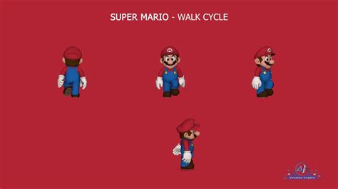 Artstation Super Mario Walk Cycle