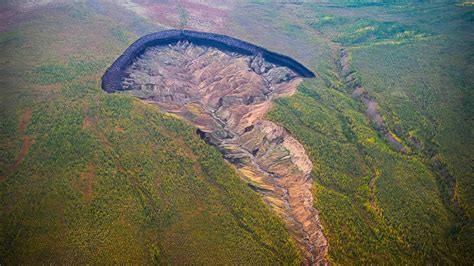 Siberias ‘gateway To Hell Crater Expands Now Visible From Space