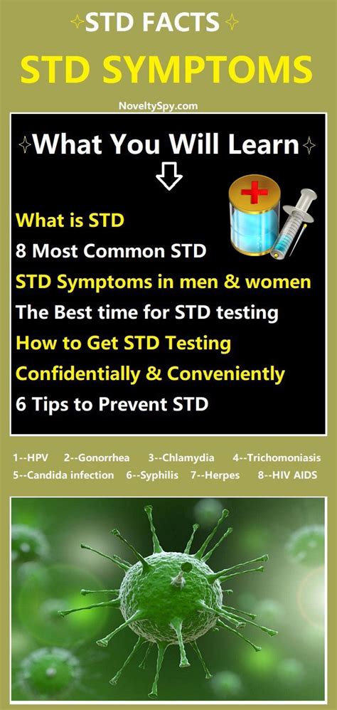 8 Most Common STD Symptoms In Men STD Symptoms In Women Std