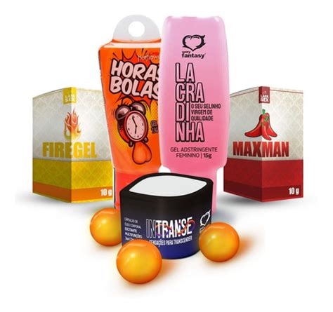 Kit Erotico Bolinha Intranse Anestesico Redutor Vaginal Hot Parcelamento Sem Juros