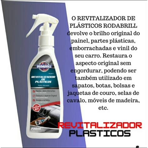 Revitalizador de Plástico Automotivo 200 ML Renova e Restaura as partes